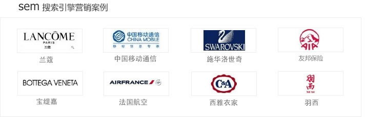 部分SEM客户案例